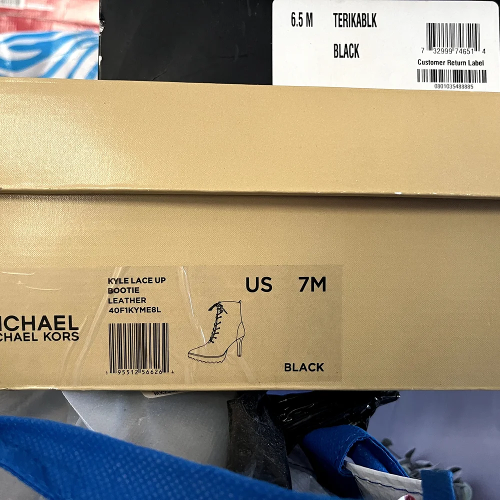 Michael Kors Black Heeled Boots - Picture 4 of 4